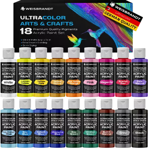 Acrylic Paint Set 18pcs