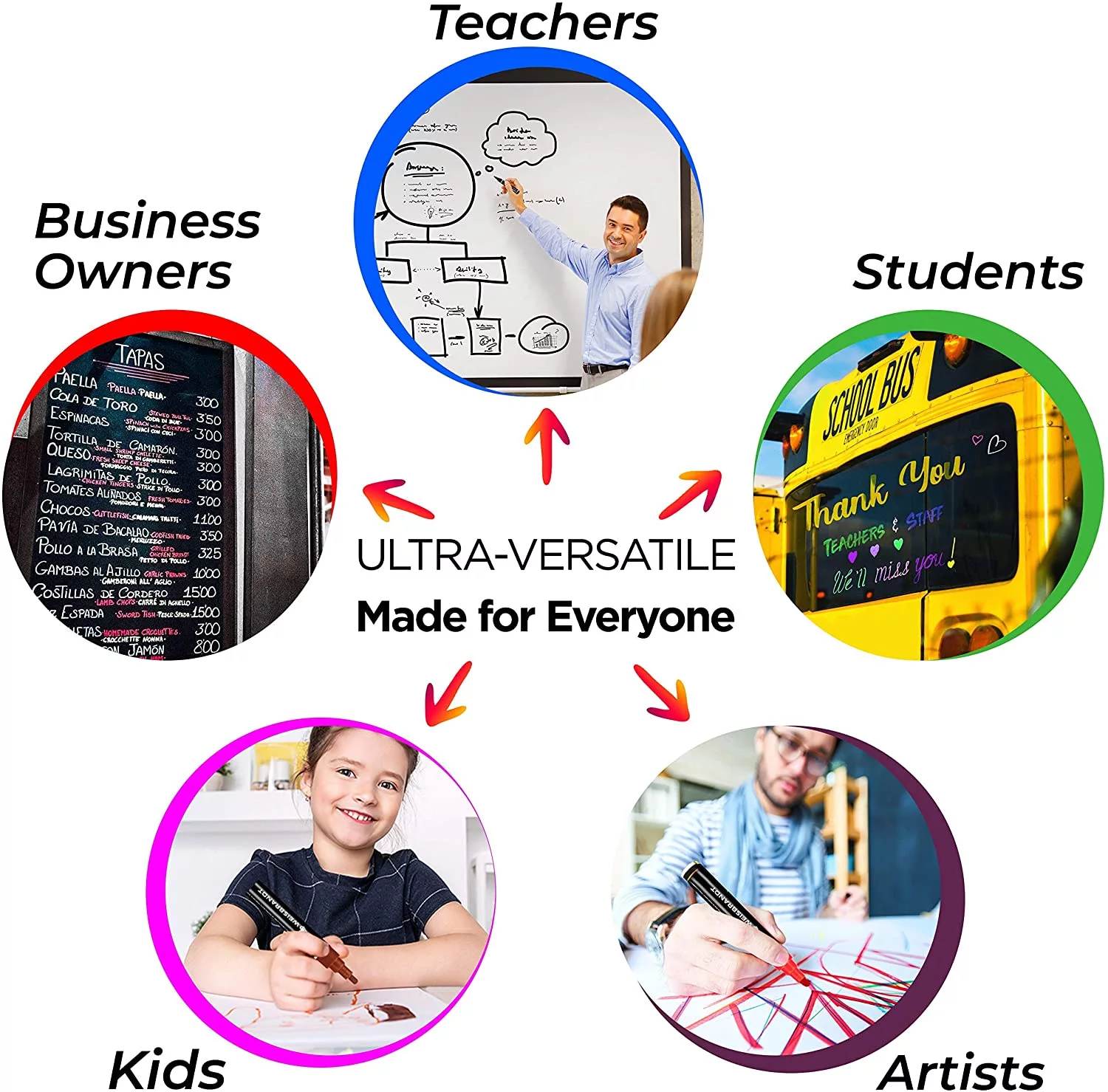  Premium Chalk Markers 10pcs 