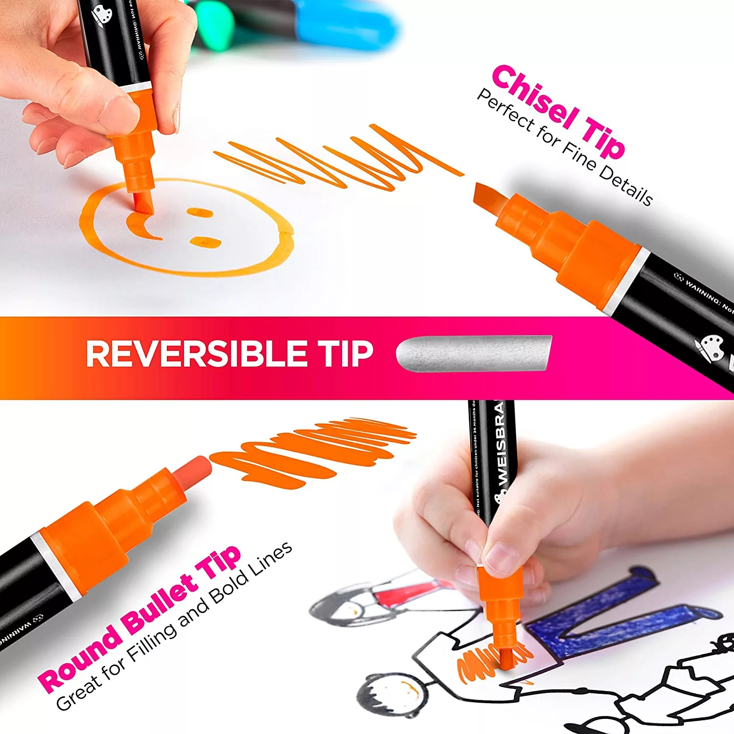  Premium Chalk Markers 10pcs 