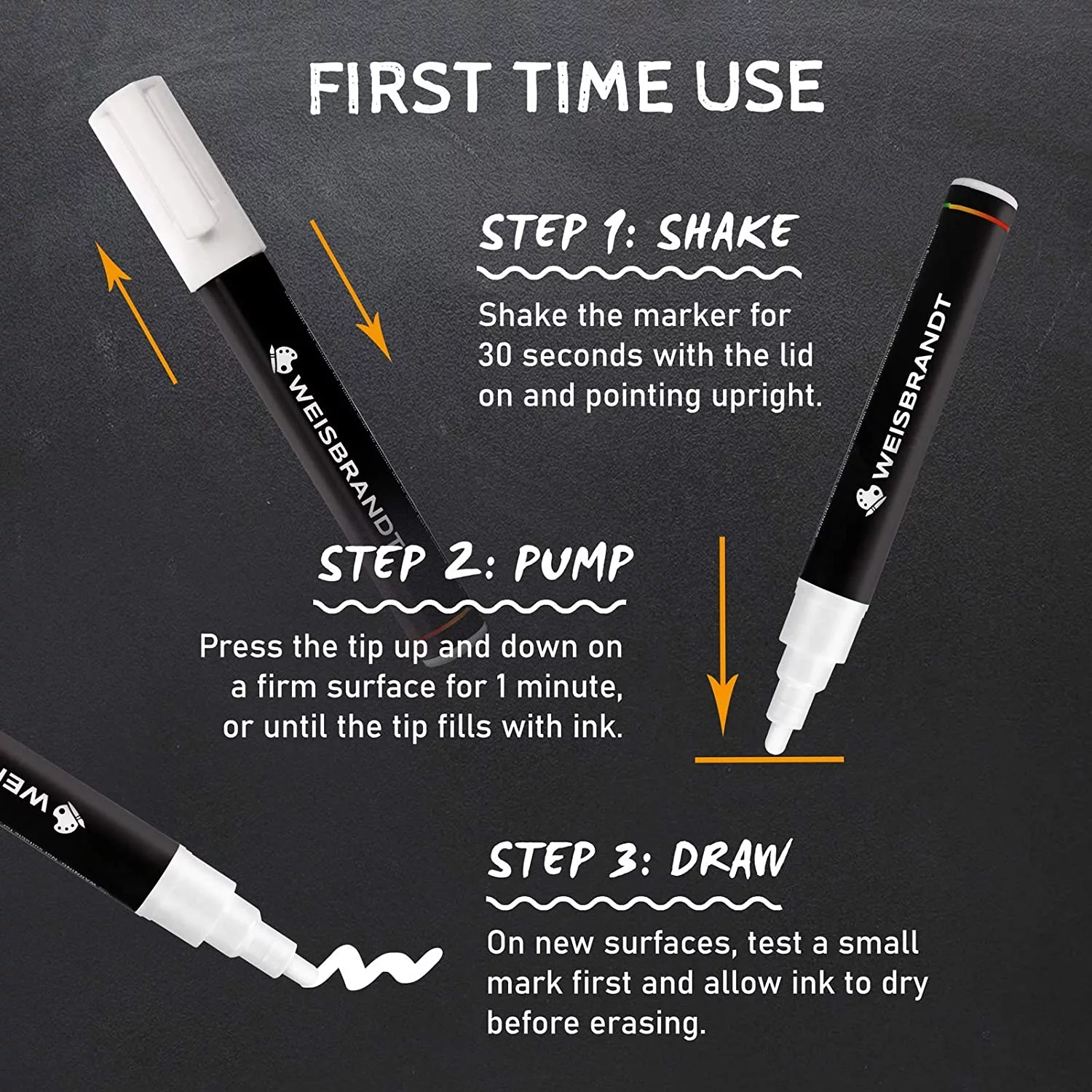 Premium Chalk Markers 5pcs  