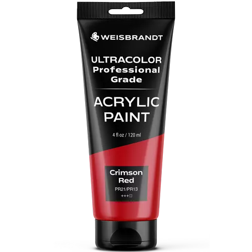 Acrylic Paint Crimson Red