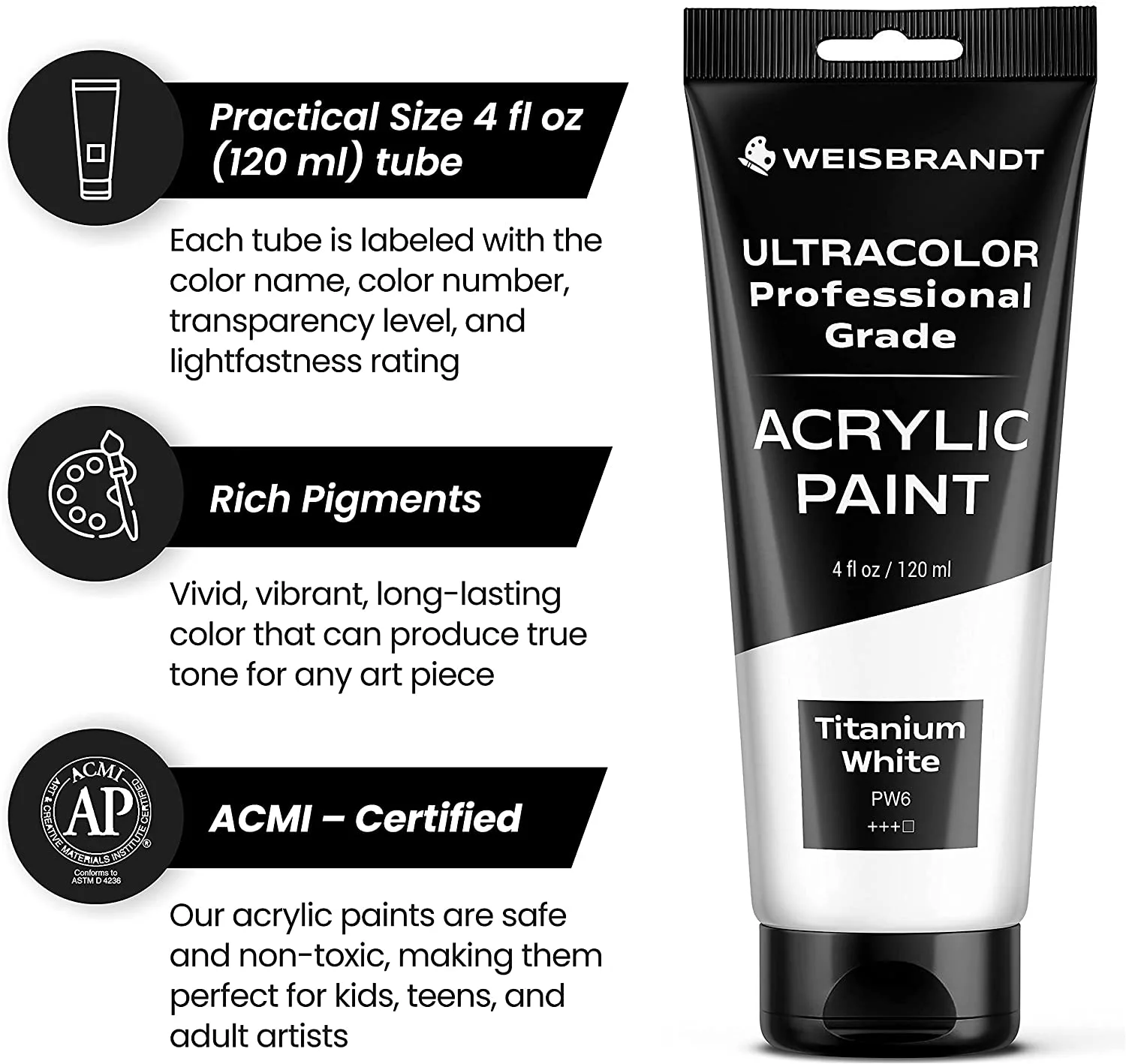 Acrylic Paint Titanium White  