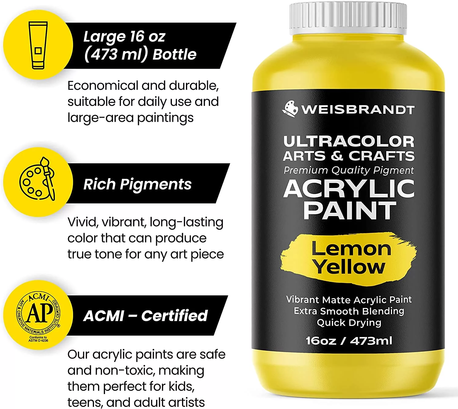Acrylic Paint Yellow